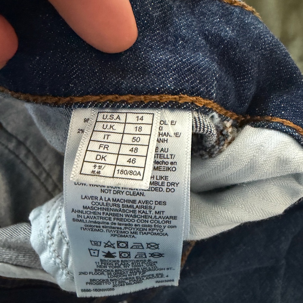 Brooks Brothers Straight Leg Denim Jeans - Picture 5 of 11